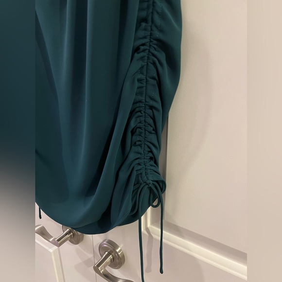 Revolve Amanda Uprichard Debra Dress Size Large in Spruce - Picture 4 of 6